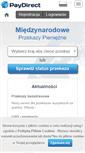 Mobile Screenshot of paydirect.pl